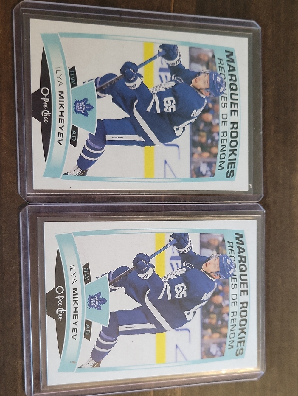 Ilya Mikheyev Marquee Rookies Hockey Trading Cards - Blue